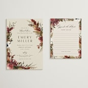 "poetique" - Bridal Shower Invitations in Autumn by Kate Ahn - Matching Enclosure Card