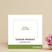 "square" - Bridal Shower Invitations in Charcoal by Minted - Front