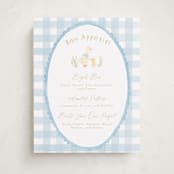 "Vintage goose" - Baby Shower Bar Signs in Sky by Creo Study - Front