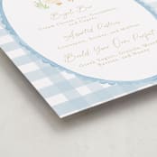 "Vintage goose" - Baby Shower Bar Signs in Sky by Creo Study - Detail