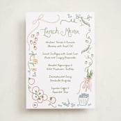 "Locally Grown Sketch" - Baby Shower Bar Signs in Meadow by Jenna Holcomb - Front