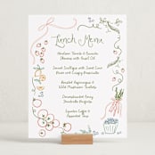 "Locally Grown Sketch" - Baby Shower Bar Signs in Meadow by Jenna Holcomb - In Use