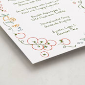 "Locally Grown Sketch" - Baby Shower Bar Signs in Meadow by Jenna Holcomb - Detail