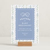 "Dorothy" - Baby Shower Party Signs in Cornflower by Erin L. Wilson - In Use