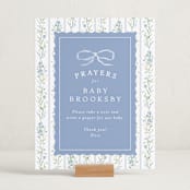 "Dorothy" - Baby Shower Party Signs in Cornflower by Erin L. Wilson - In Use