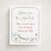 "Locally Grown Sketch" - Baby Shower Party Signs in Meadow by Jenna Holcomb - Front