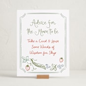 "Locally Grown Sketch" - Baby Shower Party Signs in Meadow by Jenna Holcomb - In Use