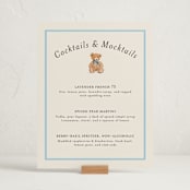 "Antique Teddy Bear" - Baby Shower Party Signs in Frost by Becky Nimoy - In Use