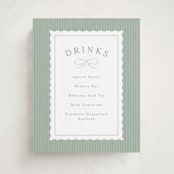 "Dorothy" - Baby Shower Party Signs in Cornflower by Erin L. Wilson - Front