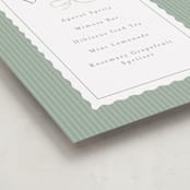 "Dorothy" - Baby Shower Party Signs in Cornflower by Erin L. Wilson - Detail