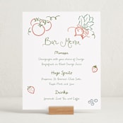 "Locally Grown Sketch" - Baby Shower Party Signs in Meadow by Jenna Holcomb - In Use