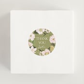 "Blossoms & Butterflies" - Bridal Shower Favor Stickers in Blush by Susan Moyal - In Use