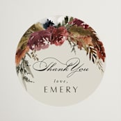 "poetique" - Bridal Shower Favor Stickers in Autumn by Kate Ahn - Front