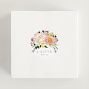 "Spring Blooms" - Bridal Shower Favor Stickers in Blush by Susan Moyal - In Use