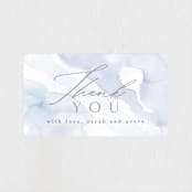 "Flow" - Bridal Shower Favor Stickers in Lagoon by Creo Study - Front