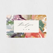 "Pretty" - Bridal Shower Favor Stickers in Peach by Lori Wemple - Front