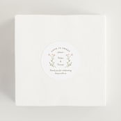 "Love is Blooming" - Bridal Shower Favor Stickers in Petal by Jennifer Postorino - In Use