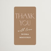 "Pretty in Pink" - Bridal Shower Favor Stickers in Wildflower by Pixel and Hank - Front