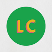 "Bold Initials" - Bridal Shower Favor Stickers in Lawn by mo kelley - Front