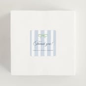 "Celina" - Bridal Shower Favor Stickers in Mint by Pati Cascino - In Use