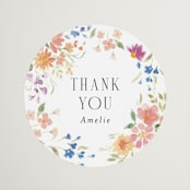 "Amelie" - Bridal Shower Favor Stickers in Summer by Itsy Belle Studio - Front
