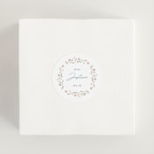 "Mai Tai" - Bridal Shower Favor Stickers in Orchid by letterfix - In Use