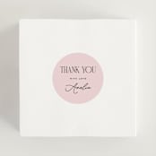 "Arbor" - Bridal Shower Favor Stickers in Rosey by Pixel and Hank - In Use
