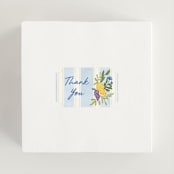 "Lemon" - Bridal Shower Favor Stickers in Blueberry by Elly - In Use