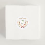 "Grandview" - Bridal Shower Favor Stickers in Sunset by Melanie Kosuge - In Use