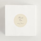 "Pearls" - Bridal Shower Favor Stickers in Cream by Baumbirdy - In Use