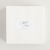 "Clara" - Bridal Shower Favor Stickers in Coastal by Kelly Schmidt - In Use