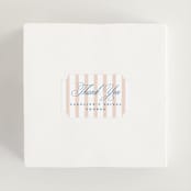 "Preppy" - Bridal Shower Favor Stickers in Coral by Erin German - In Use