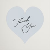 "Palmer" - Bridal Shower Favor Stickers in Delphinium by Pixel and Hank - Front