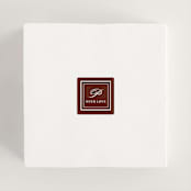 "East Coast Formal" - Bridal Shower Favor Stickers in Mahogany by Katie Ylinen - In Use