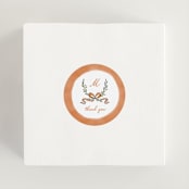 "Blooms" - Bridal Shower Favor Stickers in Hibiscus by Creo Study - In Use