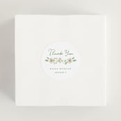 "Elise" - Bridal Shower Favor Stickers in Greenery by Petra Kern - In Use