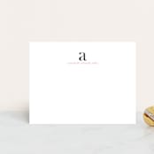 "Simple and Pretty" - Business Stationery in Pink by Up Up Creative - Front