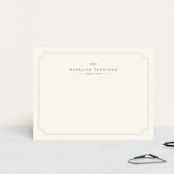 "Mina Beleza" - Business Stationery in Carnation by chocomocacino - Front