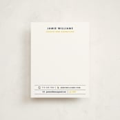 "Clean & Dapper" - Business Stationery in Navy by Morgan Ramberg - Front