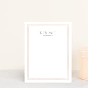 "Limone" - Business Stationery in Blush by chocomocacino - Front