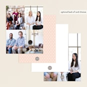 "Limone" - Business Stationery in Blush by chocomocacino - Back of Card Options
