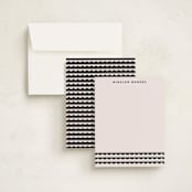 "Scalloped Swagger" - Business Stationery in Midnight by A.C.R. - Assembled