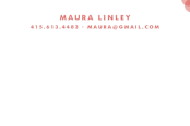 "Funfetti" - Business Stationery in Pink Coral by Annie Clark - Detail