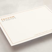 "A Bold Impression" - Business Stationery in Tangerine by amanda cunningham - Detail