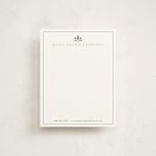 "Abstract Bloom" - Business Stationery in Grass by amanda cunningham - Front