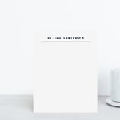 "Bold and Basic" - Business Stationery in Navy by Alethea and Ruth - Front