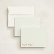 "Breathe" - Business Stationery in Pumpkin by leslie hamer - Assembled
