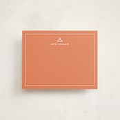 "Corner Boutique" - Business Stationery in Orange Whip by Monica Tuazon - Front