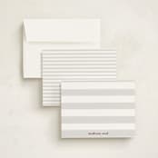 "111" - Business Stationery in Silver by SimpleTe Design - Assembled