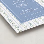 "Dorothy" - Baby Shower Welcome Signs in Cornflower by Erin L. Wilson - Detail